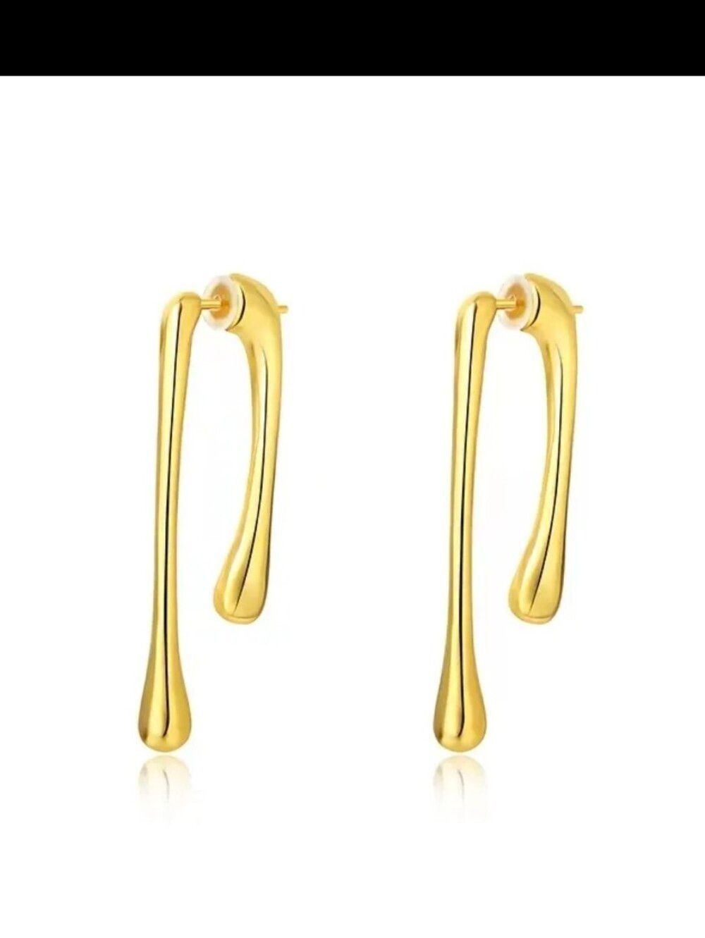 Luxury Gold Drip Earrings